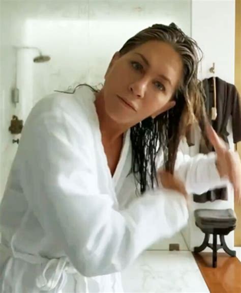 Jennifer Aniston, 53, strips naked for shower selfie as hair icon ...